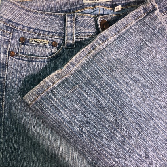 Vintage Boho 90s Rare Flare Jeans with Flower Embroidery Low Rise Size 28 - Picture 7 of 7